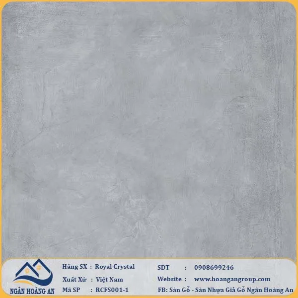 Sàn Đá Công Nghệ Hèm Khóa SPC Royal Crystal RCFS001-1